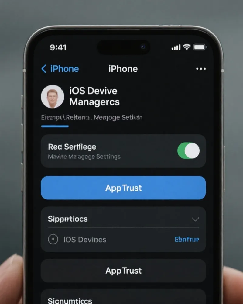 iOS企业证书信任设置教程